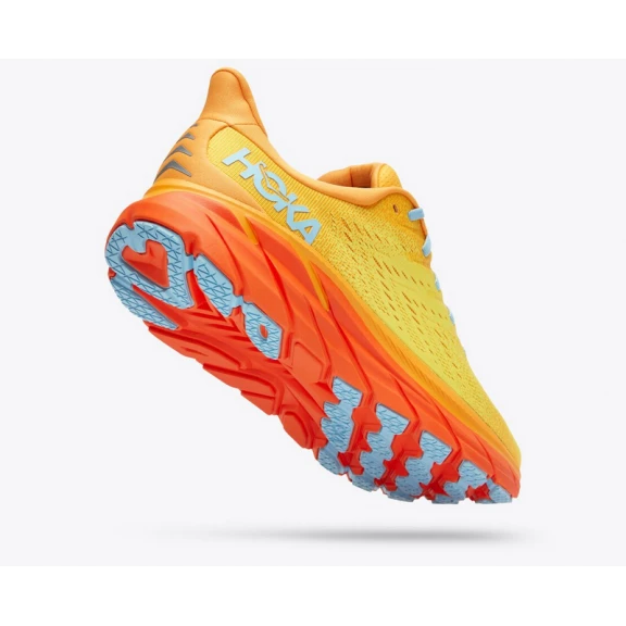Zapatillas Running Hoka Clifton 8 Amarillo Naranja Hombre 8 Zapatillas Running Hoka Clifton 8 Amarillo Naranja Hombre - Imagen 6