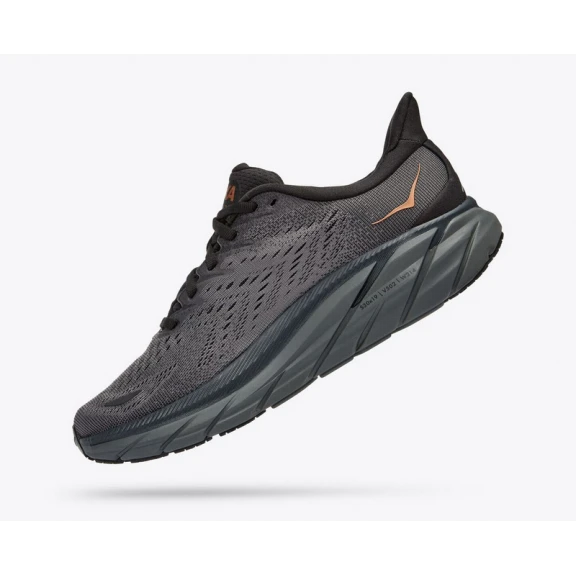 Zapatillas Running Hoka Clifton 8 Antracita Mujer 7 Zapatillas Running Hoka Clifton 8 Antracita Mujer - Imagen 5