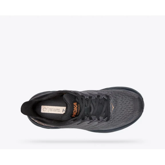 Zapatillas Running Hoka Clifton 8 Antracita Mujer 9 Zapatillas Running Hoka Clifton 8 Antracita Mujer - Imagen 7