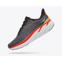 Zapatillas Running Hoka Clifton 8 Antracita Rojo Hombre -Deportes Ropa Tienda zapatillas running hoka clifton 8 antracita rojo hombre 4