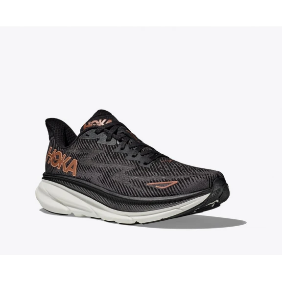 Zapatillas Running Hoka Clifton 9 Negro Bronce Mujer 4 Zapatillas Running Hoka Clifton 9 Negro Bronce Mujer - Imagen 2