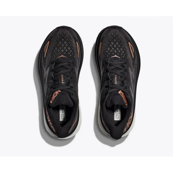 Zapatillas Running Hoka Clifton 9 Negro Bronce Mujer 7 Zapatillas Running Hoka Clifton 9 Negro Bronce Mujer - Imagen 5