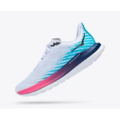 Zapatillas Running Hoka Mach 5 Blanco Azul Rosa Hombre -Deportes Ropa Tienda zapatillas running hoka mach 5 blanco azul rosa hombre 1