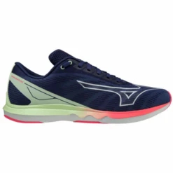 Zapatillas Running Mizuno Wave Shadow 5 Azul Verde Hombre